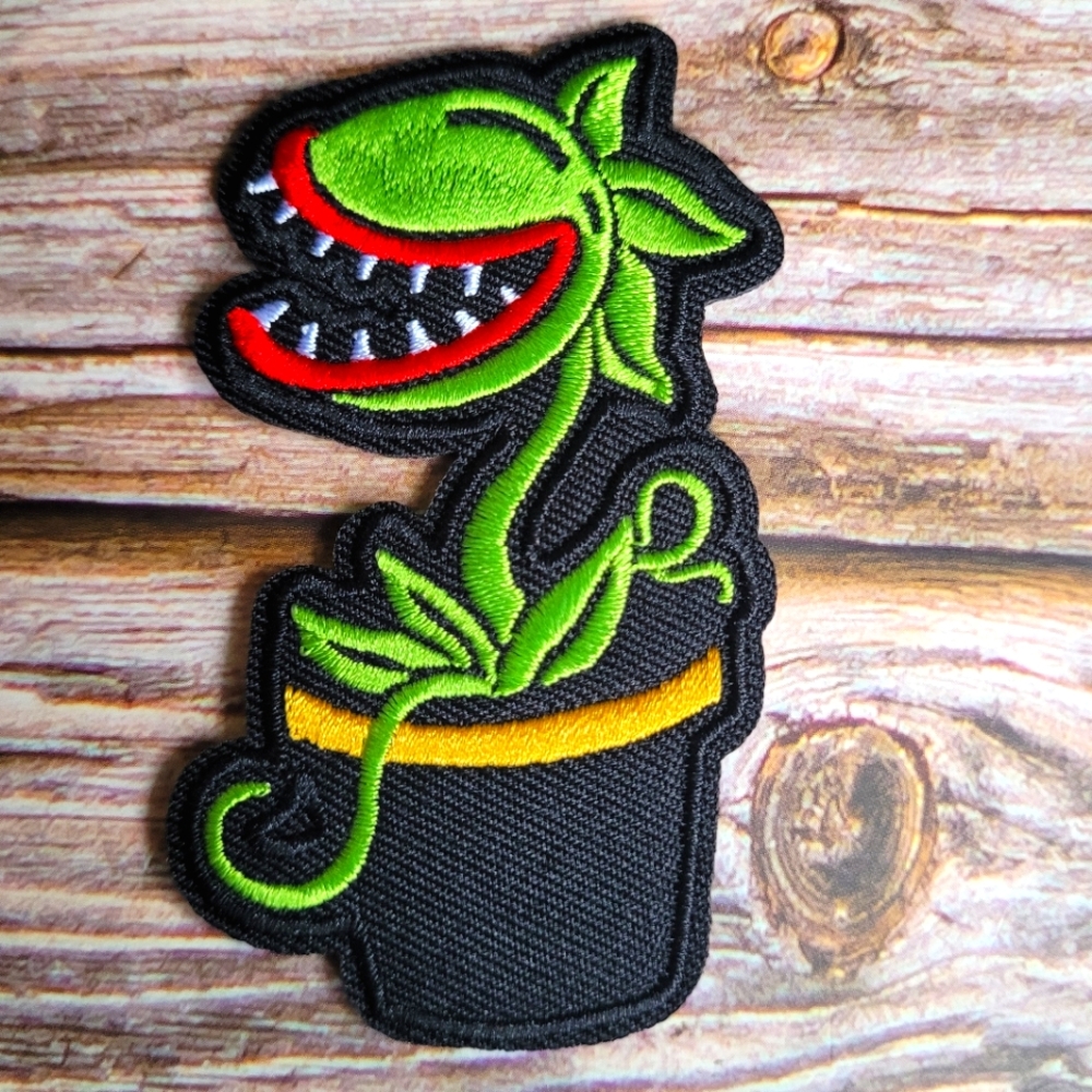 Little Shop Of Horrors Aubrey Venus Fly Trap Embroidered Patch